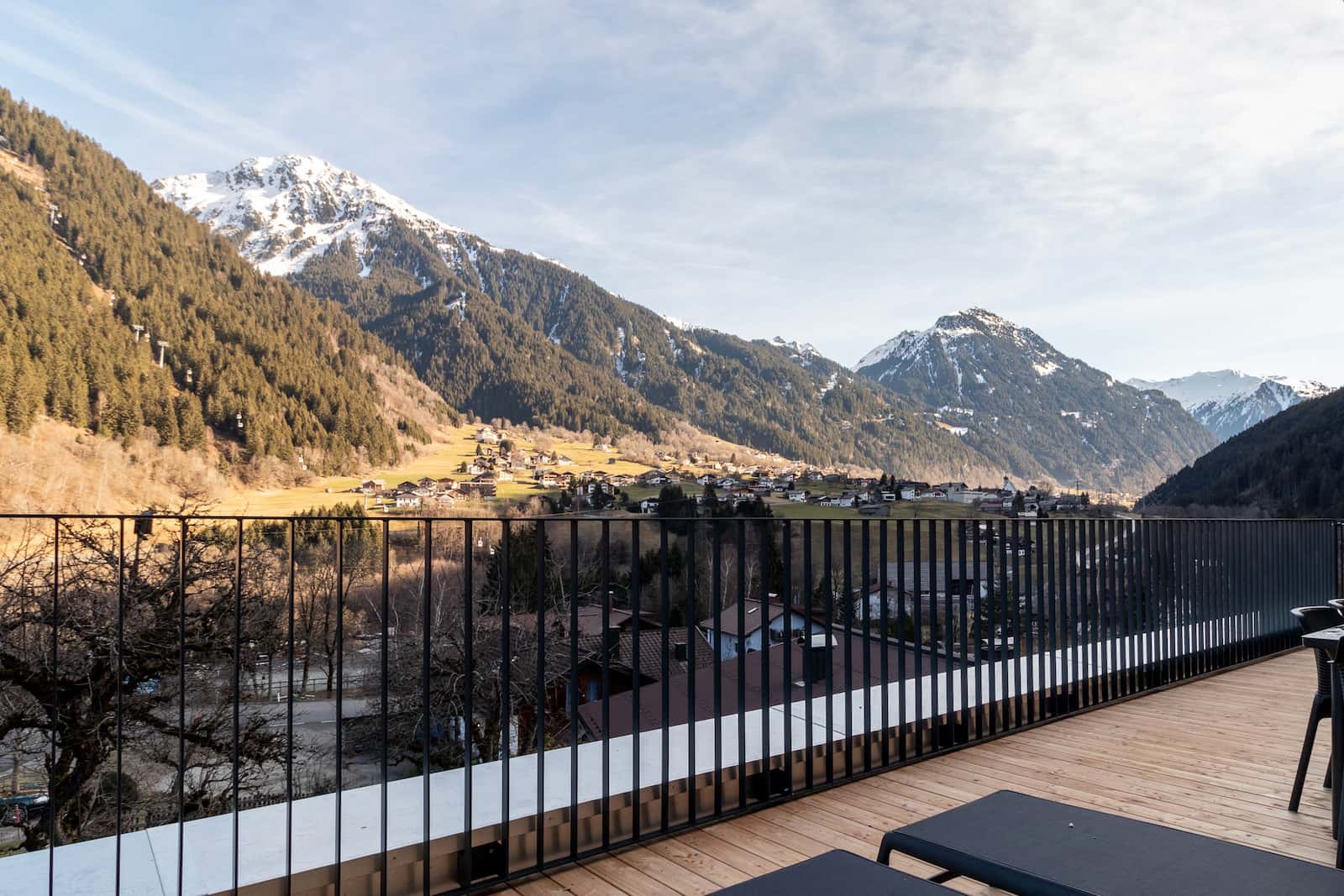 9p Penthouse mit Dachterrasse nahe Skigebiet