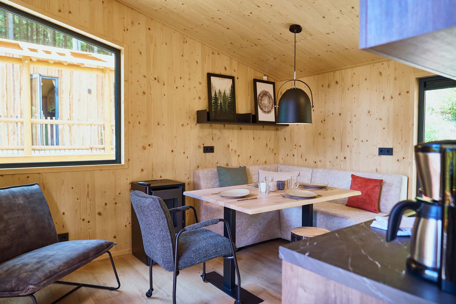 4P Baumhaus mit Rutsche
