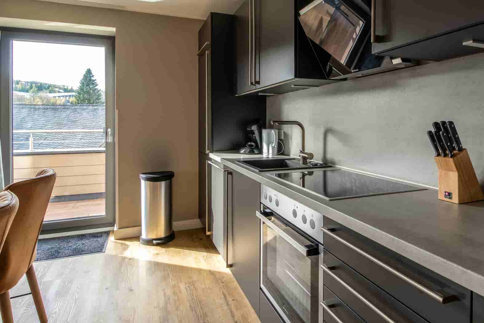 Stilvolles 5p Penthouse mit Aussicht