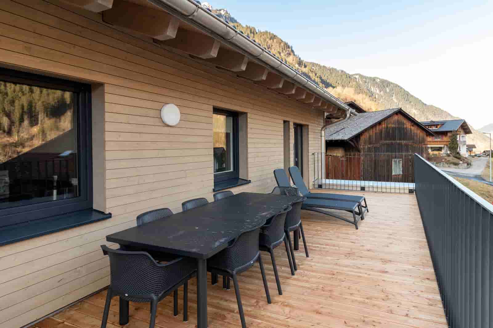 9p Penthouse mit Dachterrasse nahe Skigebiet