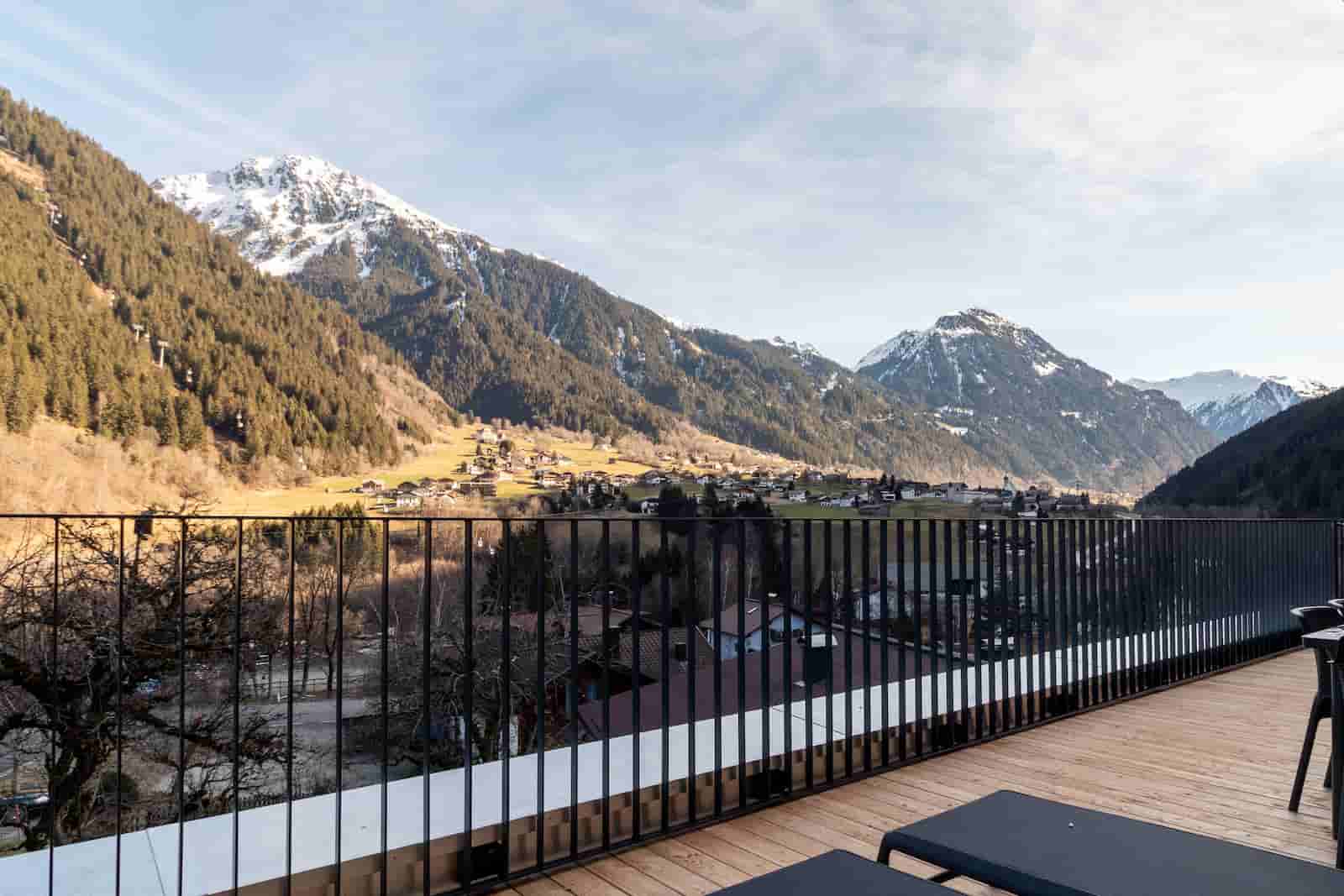 9p Penthouse mit Dachterrasse nahe Skigebiet