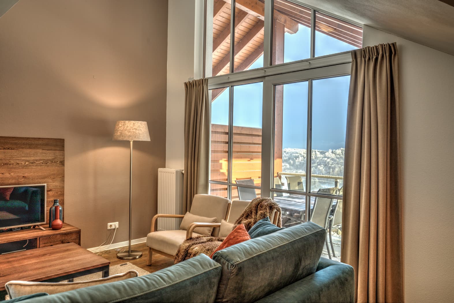 Gemütliches 6p Penthouse an der Piste