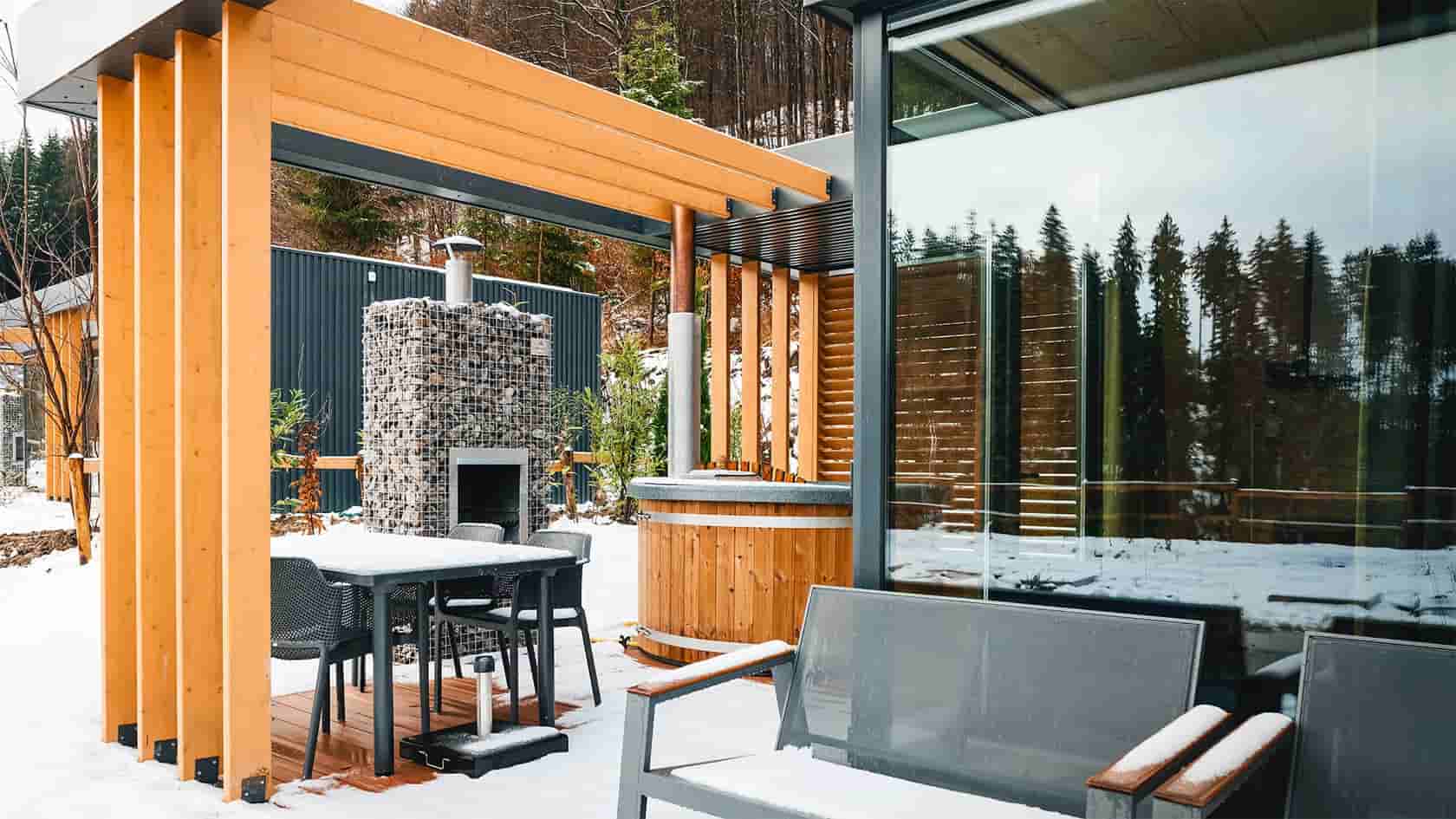 4P Wellness Cottage mit Hottub