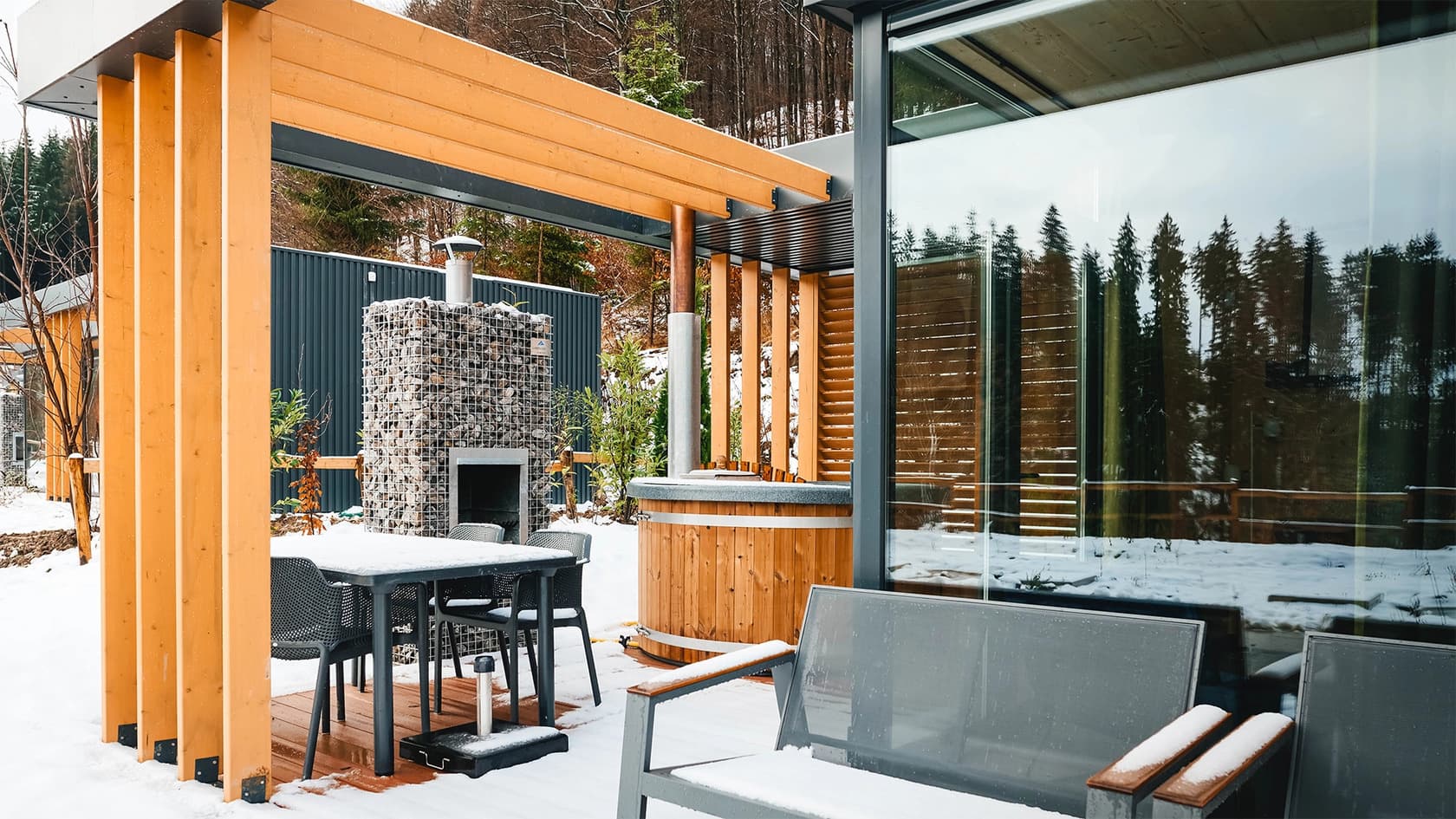 4P Wellness Cottage mit Hottub