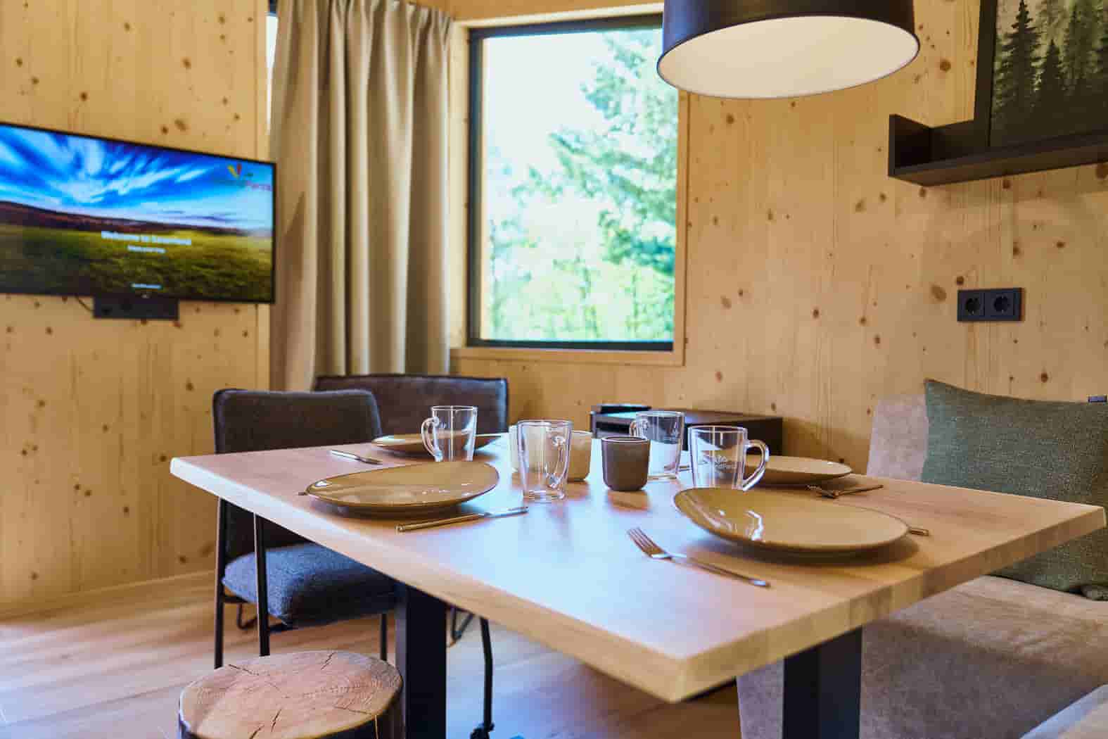 4P Baumhaus mit Rutsche