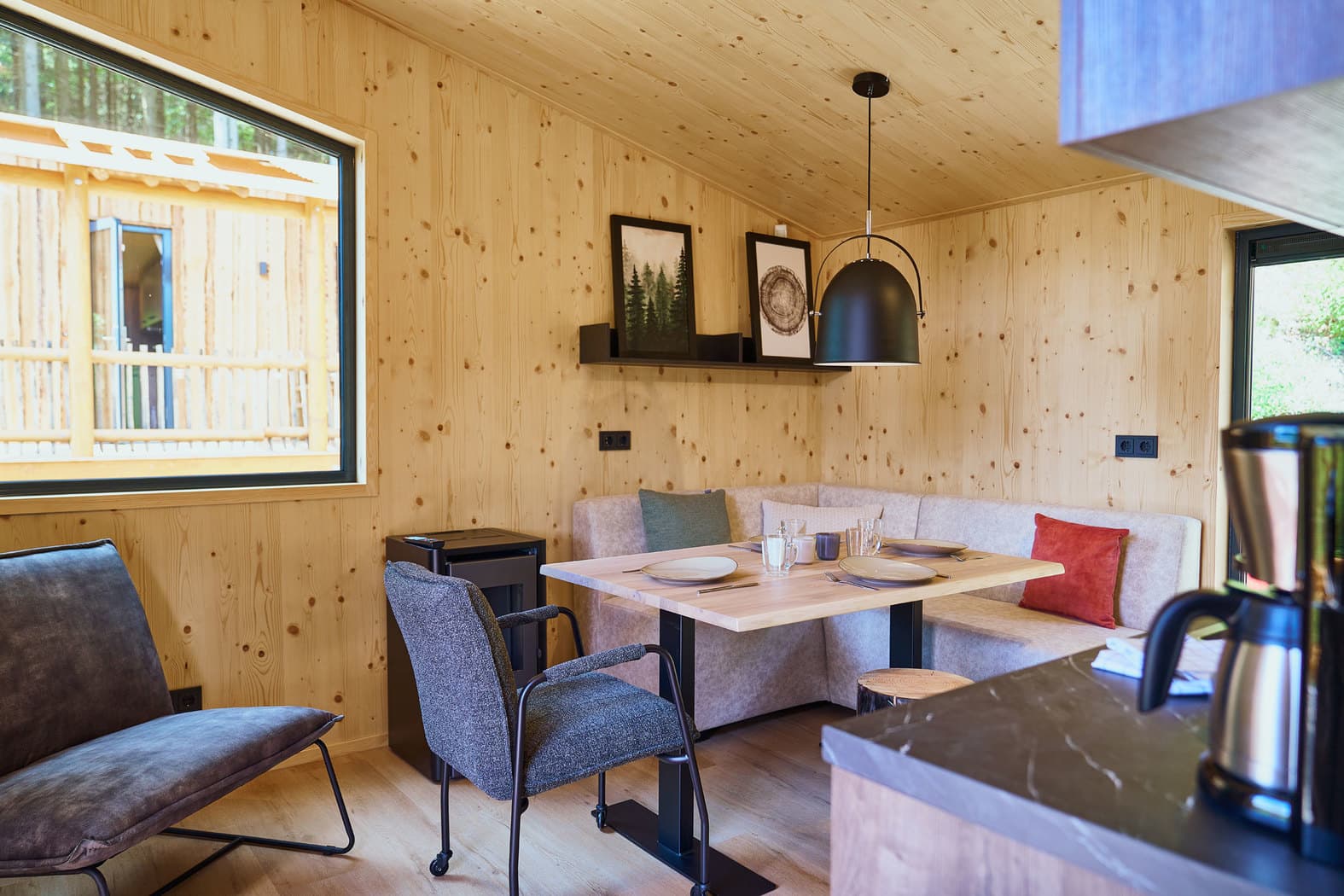 4P Baumhaus mit Rutsche