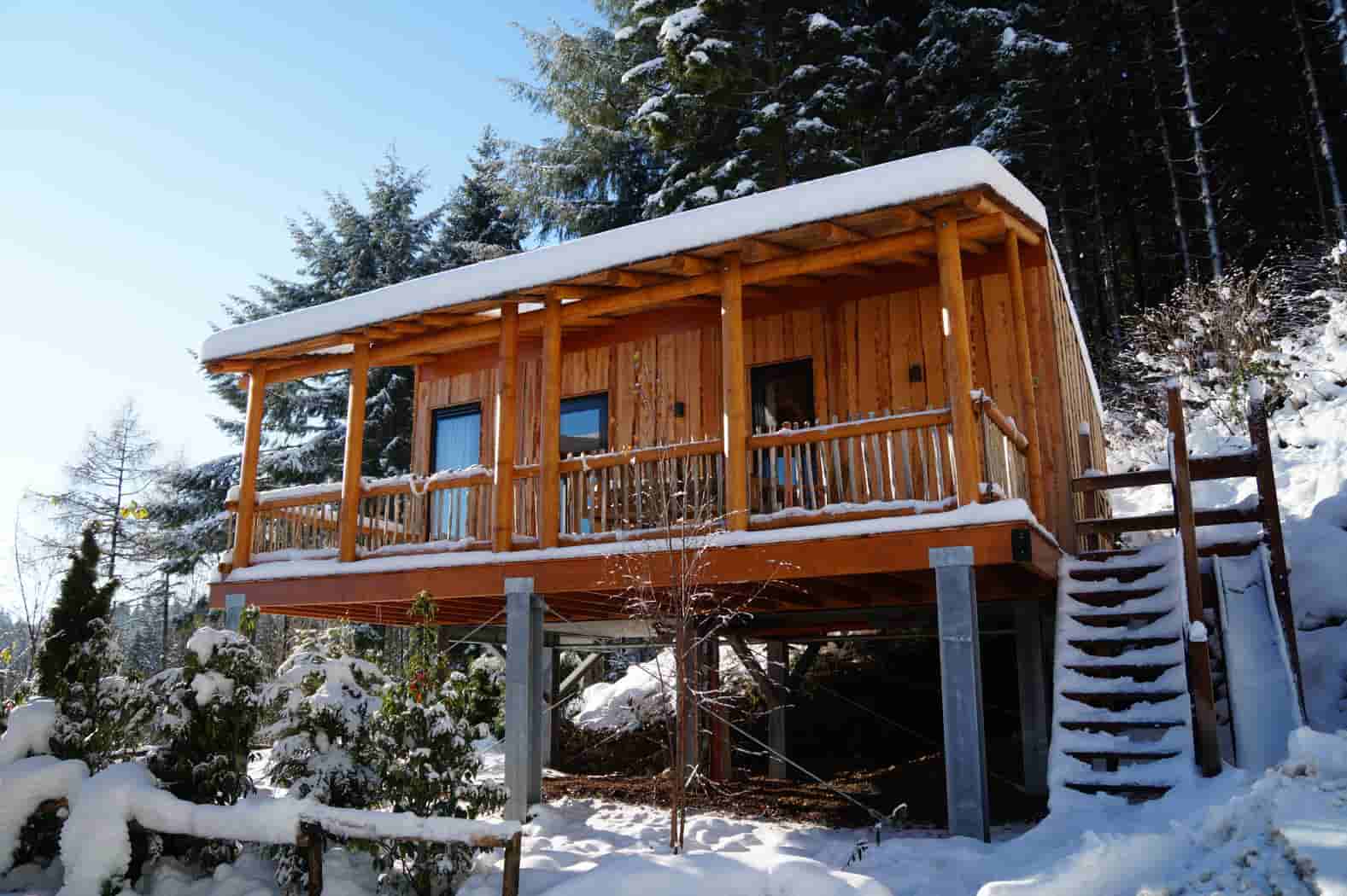 4P Baumhaus mit Rutsche